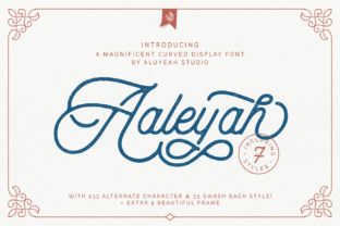 Aaleyah: A Modern Display Font for Editorial Design