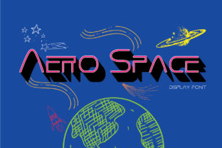 Aero Space: A Retro Display Font for Bold Branding