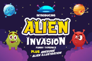 Alien Invasion: A Playful Display Font for Branding