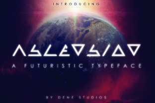 Ascension: A Futuristic Display Font for Crafters