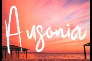 Ausonia: A Striking Brush Font for Modern Branding