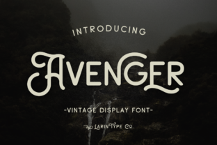Avenger: A Bold Display Font for Real Brand Work