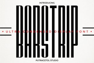 Barstrip: A Bold Display Font for Modern Web Design