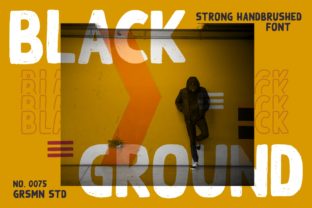 Black Ground: A Bold Display Font for Editorial Design