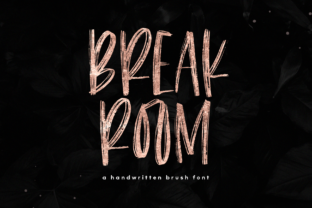 Breakroom: A Bold Display Font for Campaigns
