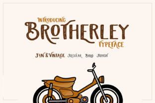 Brotherley: A Vintage Display Font for Modern Stories