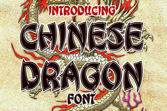 Chinese Dragon: A Bold Display Font for Branding