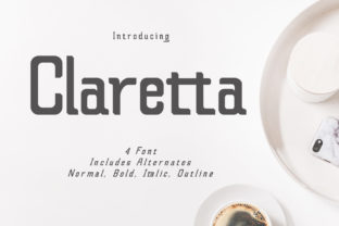 Claretta Family: A Modern Display Font for Editorial Design