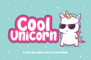 Cool Unicorn: A Bold Display Font for Brand Identity
