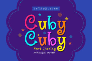 Cuby Cuby: A Playful Display Font for Campaigns