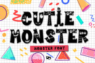 Cutie Monster: A Bold Display Font for Web Design
