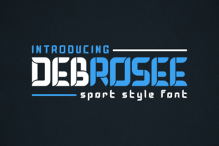 DEBROSEE: A Modern Display Font for Bold Branding
