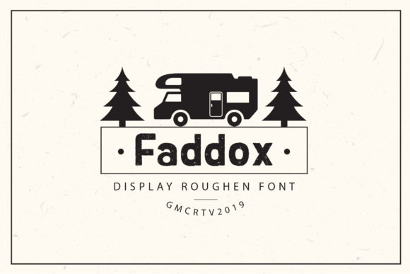 Faddox: A Bold Display Font for Editorial Design