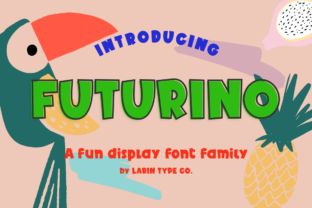 Futurino Family: A Playful Display Font for Web Design