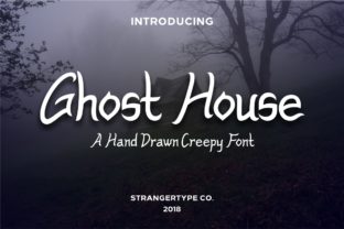 Ghost House: A Spooky Display Font for Crafters