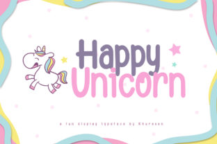 Happy Unicorn: A Fun Display Font for Web Design