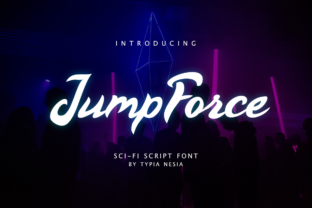 Jump Force: A Bold Display Font for Editorial Impact