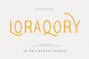 Loraqory: A Sweet Display Font for Modern Branding