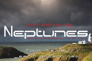 Neptunes: A Bold Display Font for Crafters