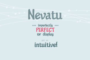Nevatu: A Handwritten Display Font for Editorial Elegance