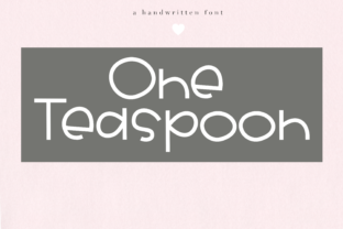 One Teaspoon: A Bold Display Font for Marketers