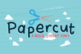 Papercut: A Bold Display Font for Campaigns