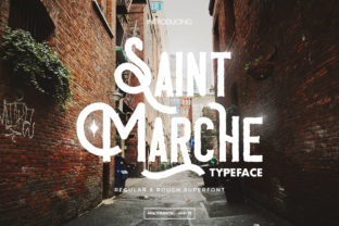 Saint Marche: A Romantic Display Font for Marketers