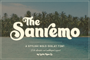 Sanremo: A Vintage Display Font for Web Design