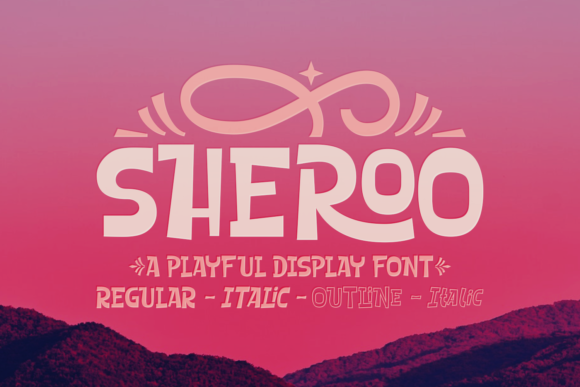Sheroo: The Playful Display Font for Campaigns