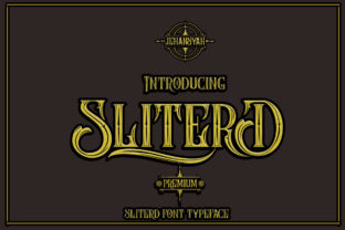 SliterD: A Bold Vintage Display Font for Branding