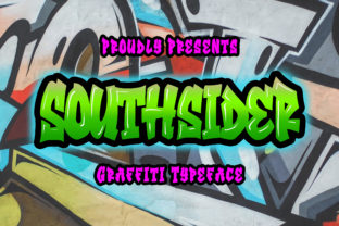 Southsider: A Bold Graffiti Display Font for Urban Branding