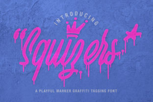 Squizers: A Bold Display Font for Modern Brand Identity