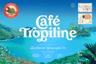 Tropiline Family: A Retro Display Font for Web Design