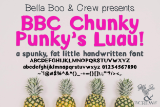 Using BBC Chunky Punky Luau for Web Design