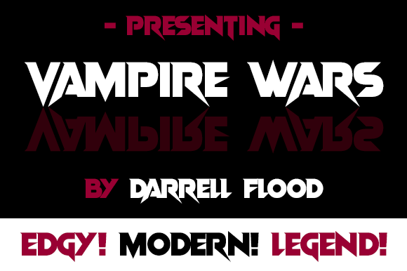 Vampire Wars: A Bold Display Font for Business Branding