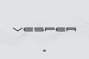 Vesper: A Bold Display Font for Modern Branding