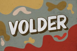 Volder: A Bold Display Font for Editorial Design